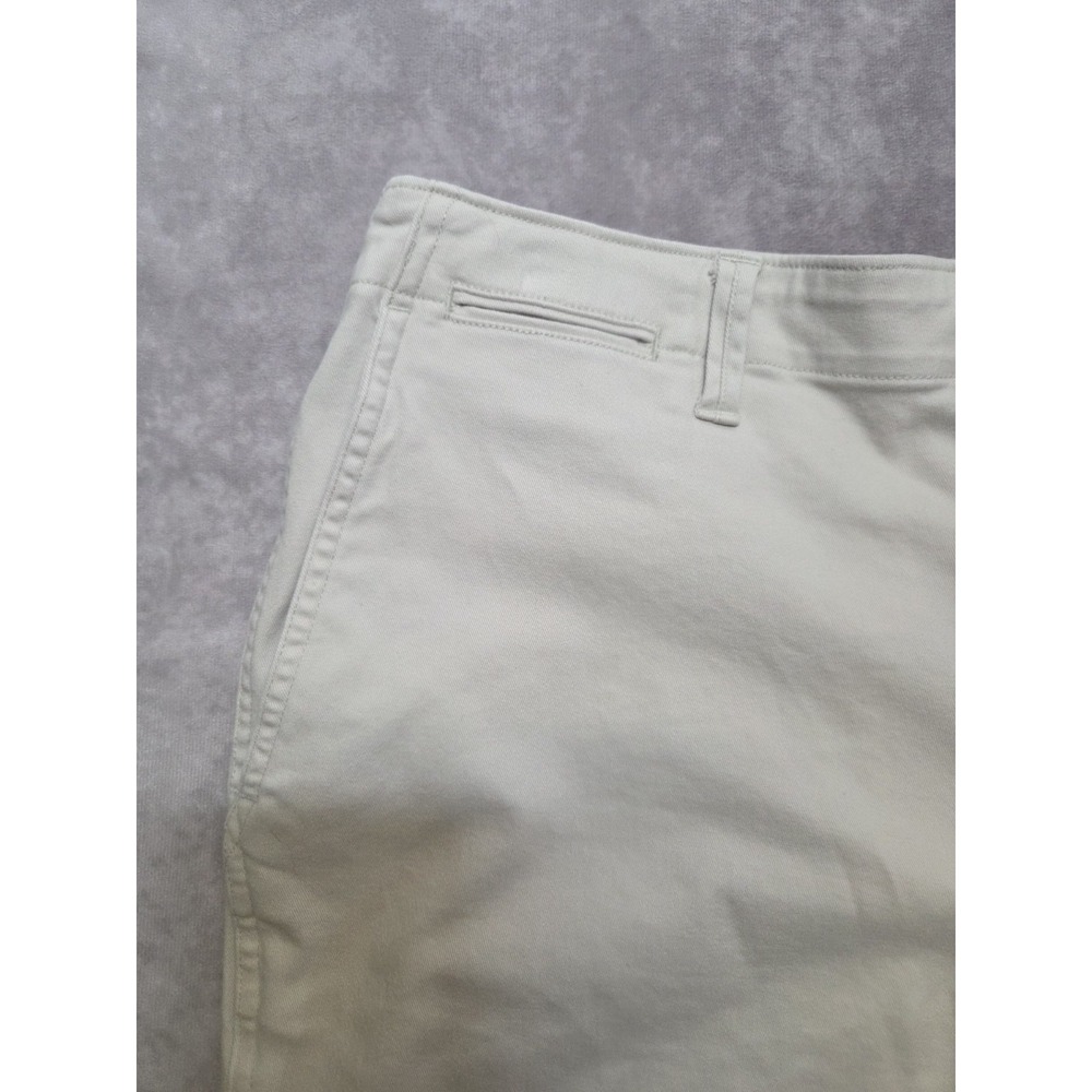 Lands End Bermuda Shorts Womens 14 Tan Chino Khaki Cotton Casual Preppy Classic - Picture 3 of 11